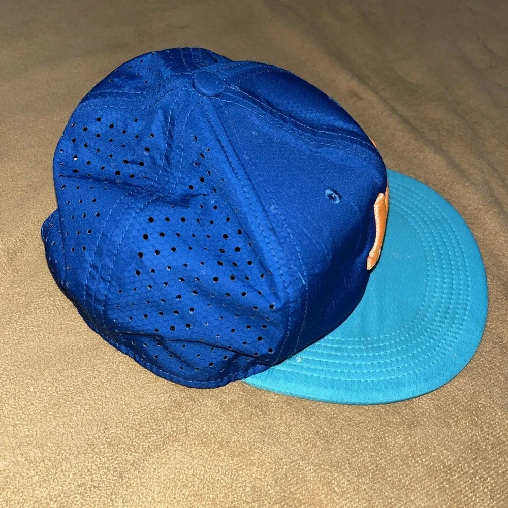 Nike Kids KD Hat Adjustable Basketball SnapBack Aqua Orange Kevin Durant Dri Fit